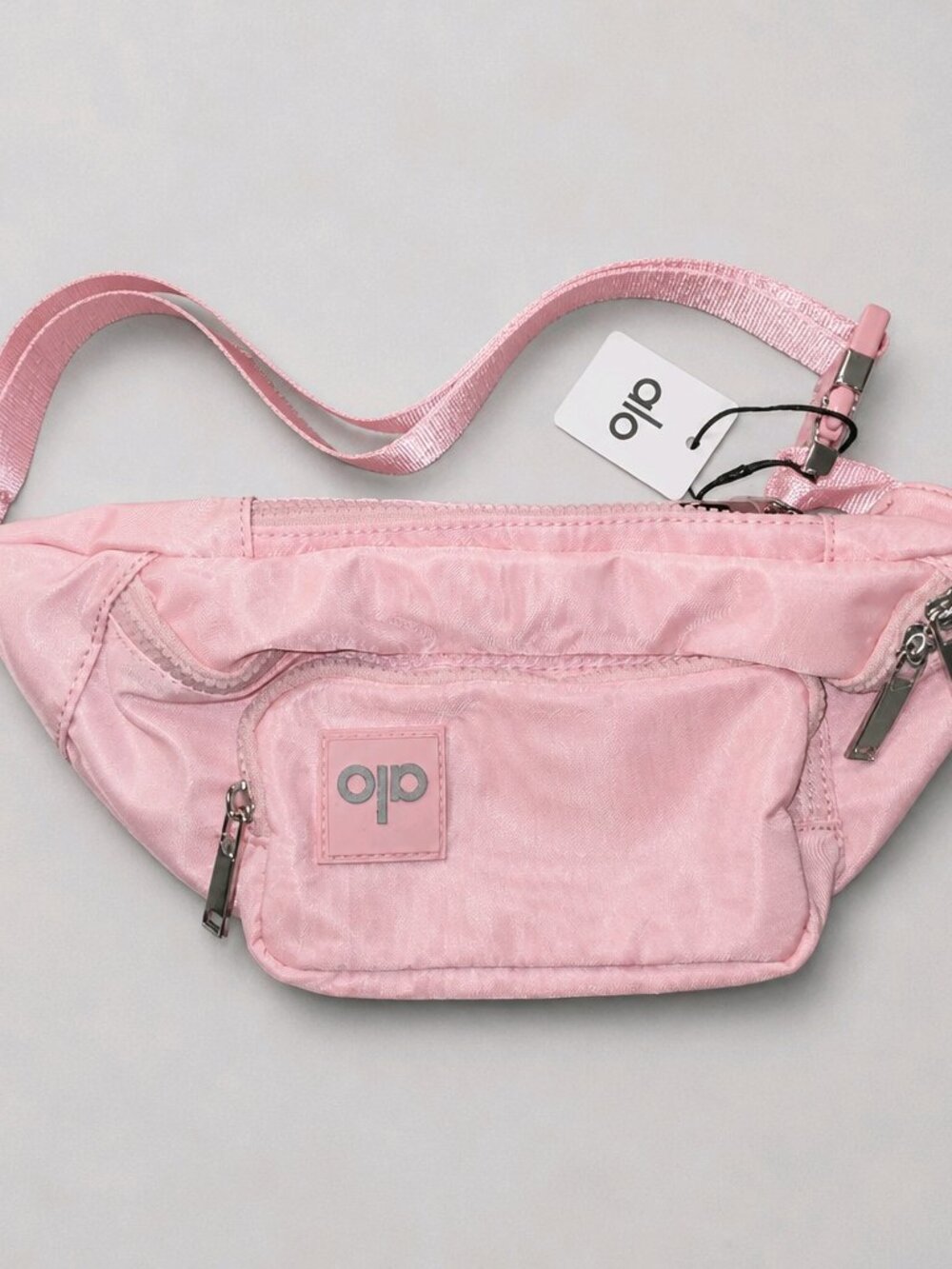 Alo Pink Belt Bag with Adjustable Strap